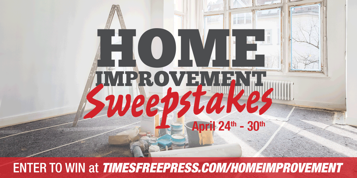 Home Improvement Sweepstakes Chattanooga Times Free Press