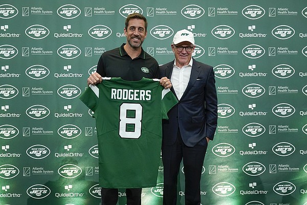 Jets Introduce Aaron Rodgers at News Conference After Trade - The New York  Times