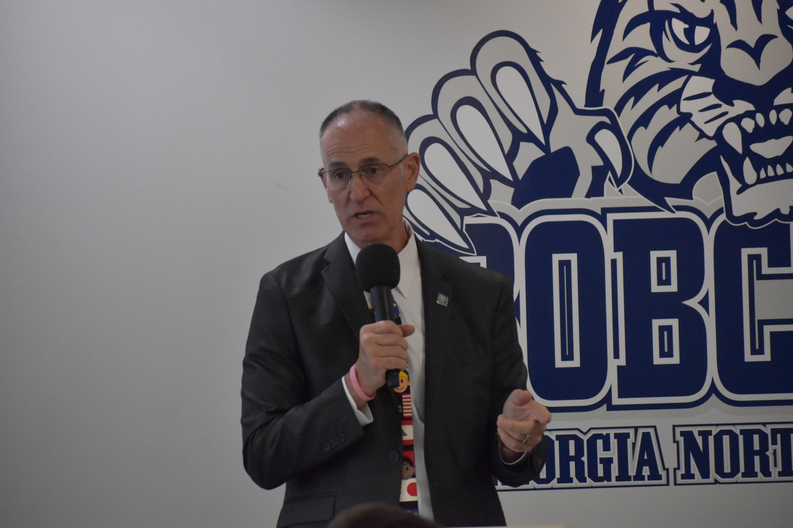 Staff Photo by Andrew Wilkins / Damon Raines, superintendent of Walker County Schools, speaks about the Launch program at a luncheon Thursday.
