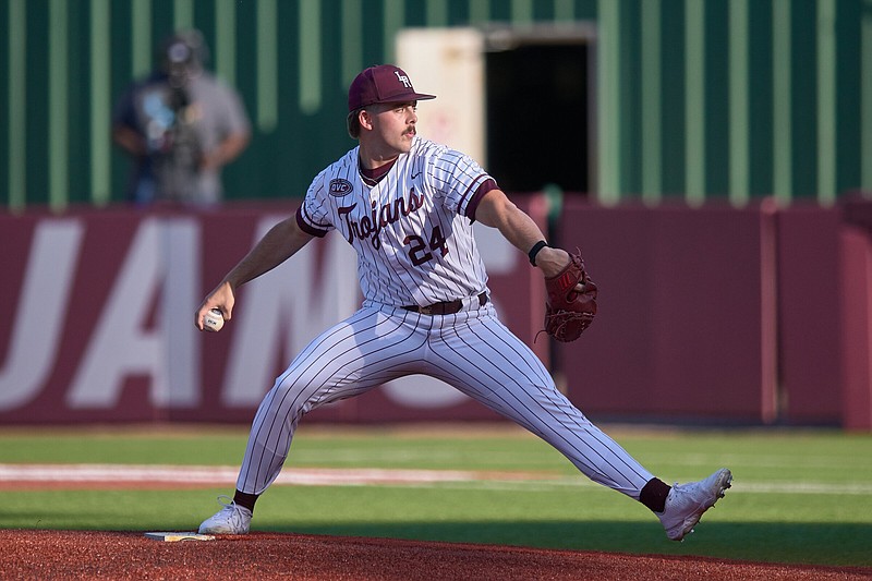 University of Arkansas-Little Rock pitcher Jackson Wells boasts a 1.39 earned run average this season, fourth-best in all of NCAA Division I baseball.
(Photo courtesy of UALR Athletics)