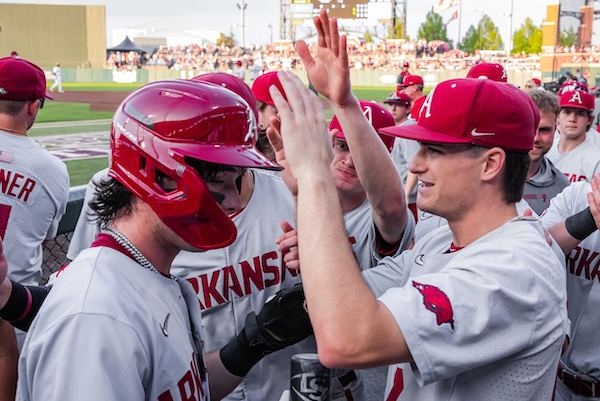 6 Arkansas Crushes Mississippi State in Seven Innings to Win Series in  Starkville