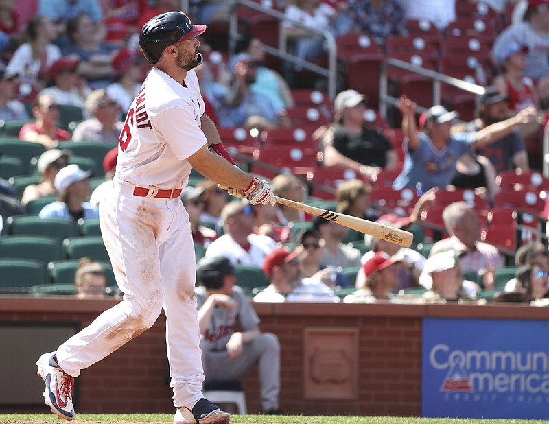 As one hitting streak comes to an end, another continues for Cardinals  'remarkable' Goldschmidt