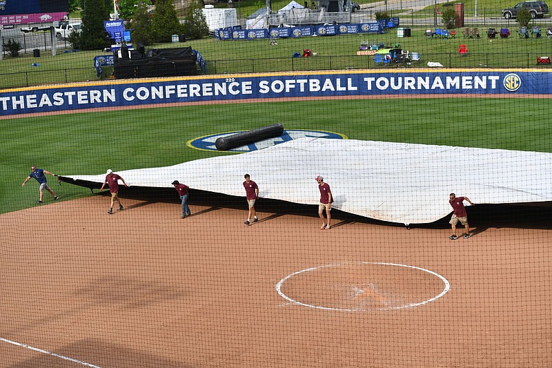 Texas A&M baseball conference tournament opener delayed