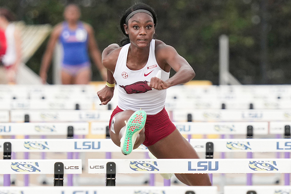 Arkansas’ Nugent in loaded hurdles group at SEC Outdoors