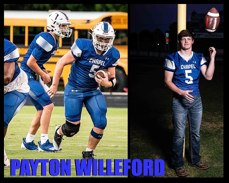 Parkers Chapel's Payton Willeford is a finalist for El Dorado News-Times Male Scholar-Athlete of the Year. Willeford graduated with a 4.13 grade point average.