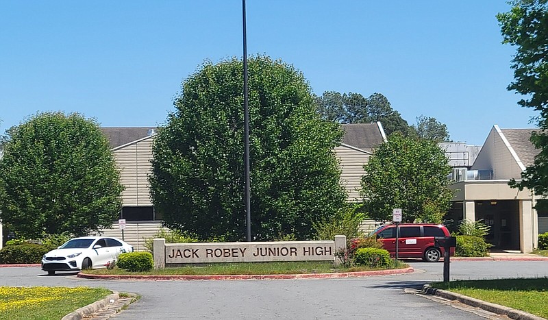 Jack Robey Junior High School will soon shutter its doors after 37 years in operation. The school was a feeder campus to Pine Bluff High School. (Pine Bluff Commercial/I.C. Murrell)