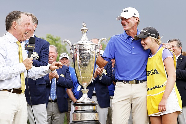 Stricker wins Senior PGA in playoff against Harrington