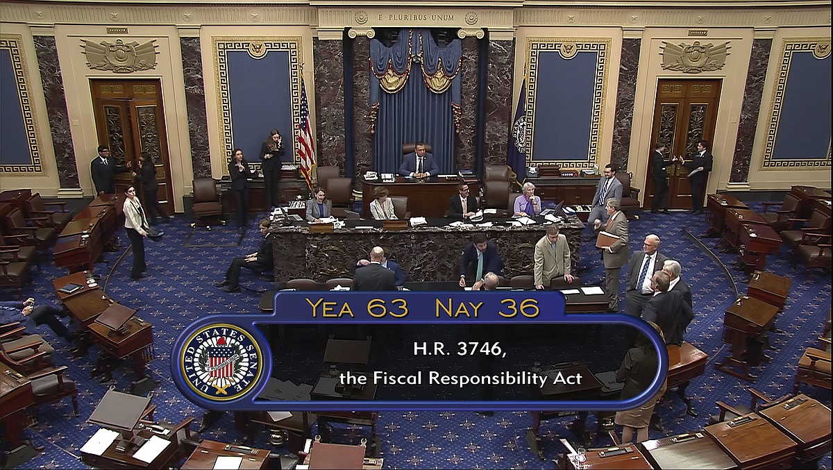 Senate gives final approval to debt ceiling deal, sending it to Biden ...