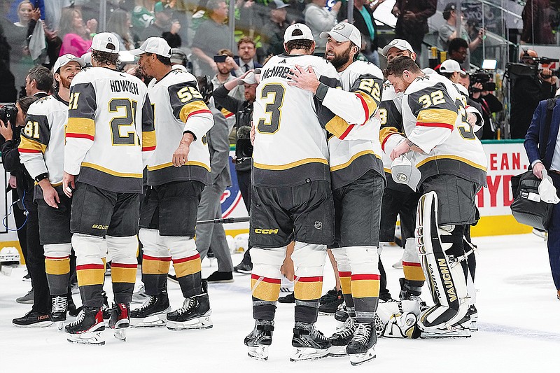 SPORTS: Golden Knights celebrate Western Conference Final Series win