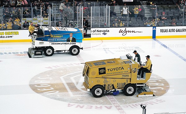 Extra care taken to keep the ice in shape in hot Florida and Vegas