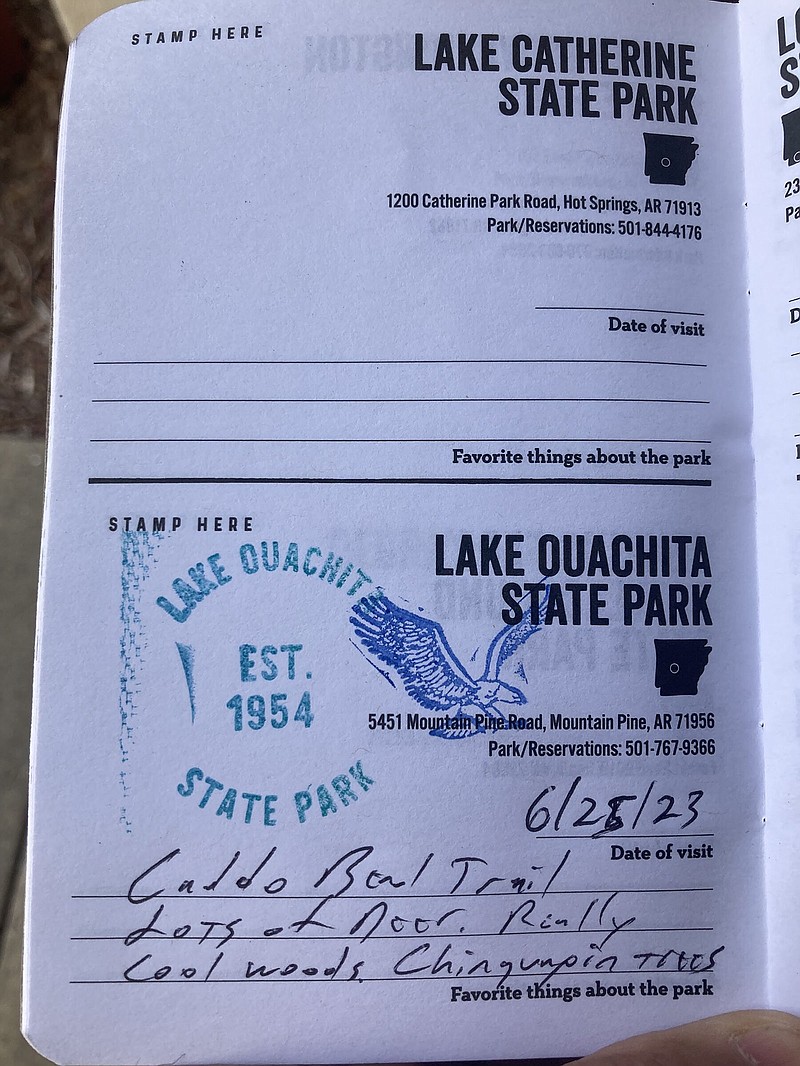 A quest to visit all 52 state parks led the author to Lake Ouachita State Park on Sunday.
(Arkansas Democrat-Gazette/Bryan Hendricks)