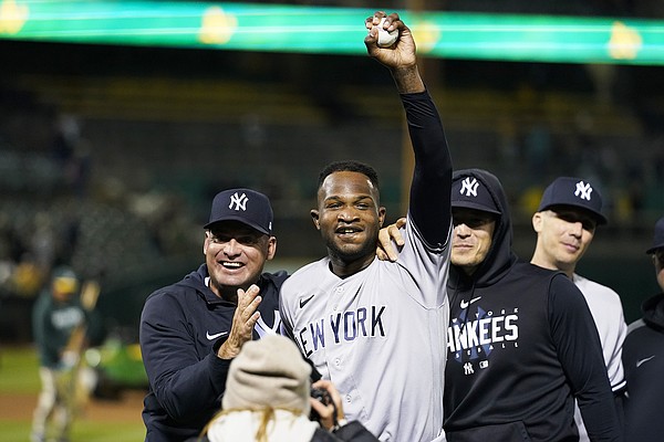 Yankees pitcher Germn throws perfect game against As the 24th in MLB history Yankees pitcher Germn throws perfect game against As the 24th in MLB history