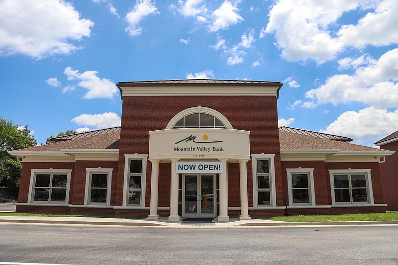 Staff photo by Olivia Ross / Mountain Valley Bank in Ooltewah is seen on Tuesday, June 27, 2023.