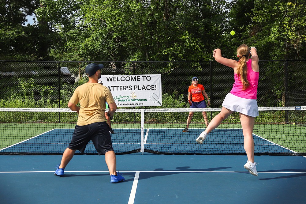 Opening of public outdoor pickleball courts at Batter’s Place Park