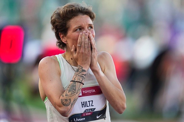 Hiltz Sets American Record In Mile Whole Hog Sports   AP23190078633690 T800 