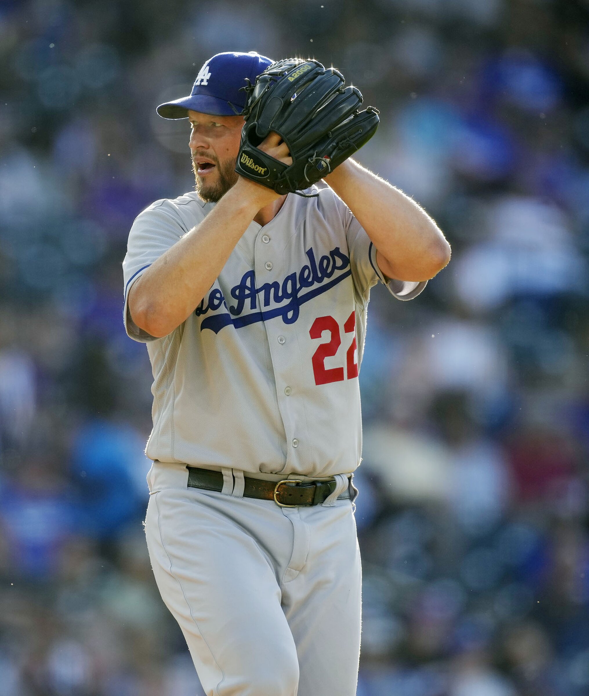 Dodgers pitcher Clayton Kershaw says sore left shoulder will likely keep  him sidelined until August