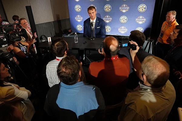 UGA tight end Brock Bowers from SEC Media Days 