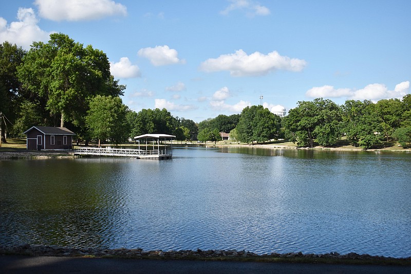 Democrat photo/Garrett Fuller — FILE — Proctor Park Lake is seen July 8, 2022, at Proctor Park in California, Missouri.