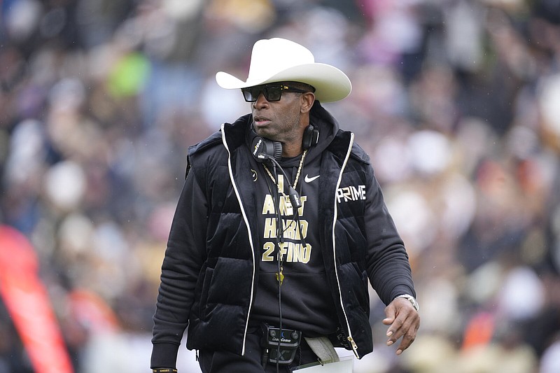 Coach Prime' Deion Sanders recruits for CU players at NFL Honors