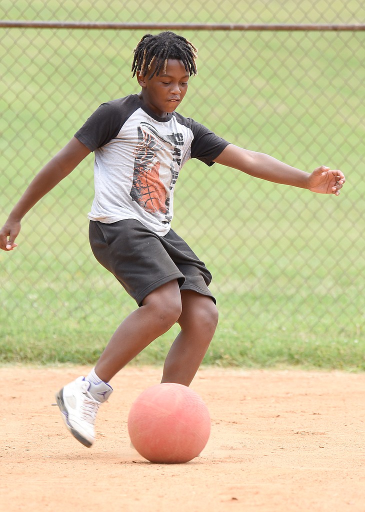 Annual Community Kickball Game at the Westside Community Center