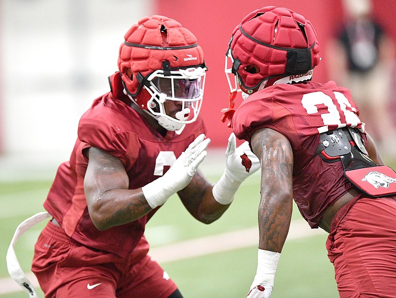 WholeHogSports - VIDEO: Players meet with media after 11th spring practice