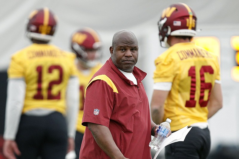 Bieniemy brings a vocal, winning approach to his new job as Commanders  offensive coordinator