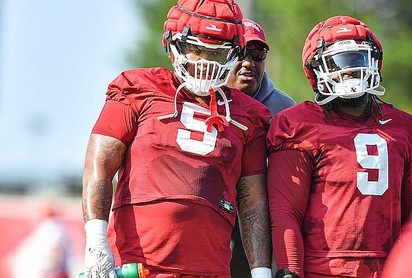 WholeHogSports - VIDEO: Players meet with media after 11th spring practice