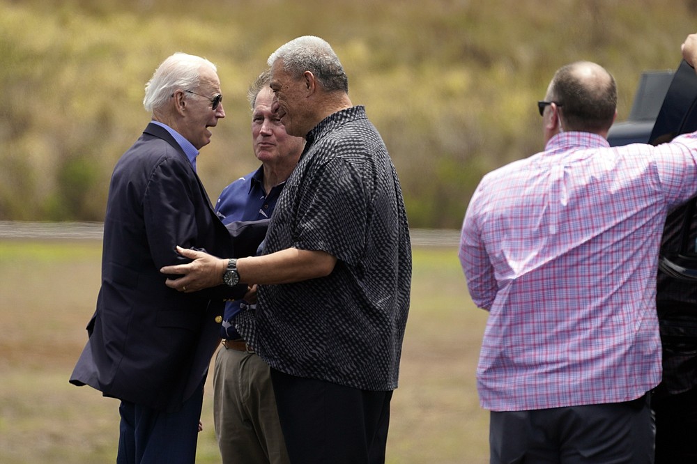 Bidens Tour Fire Ravaged Area Of Maui The Arkansas Democrat Gazette Arkansas Best News Source 3172