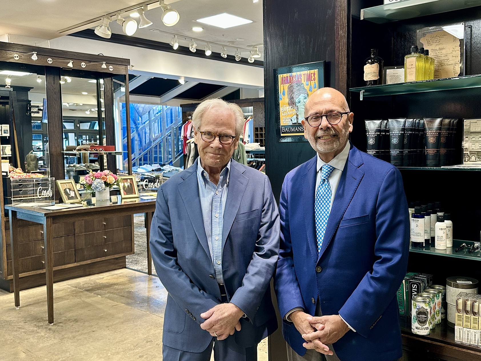 87 years’ combined menswear experience at Baumans leaving with 2 ...
