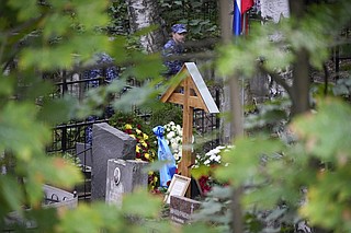 Russian mercenary boss Yevgeny Prigozhin is buried in private, ending ...