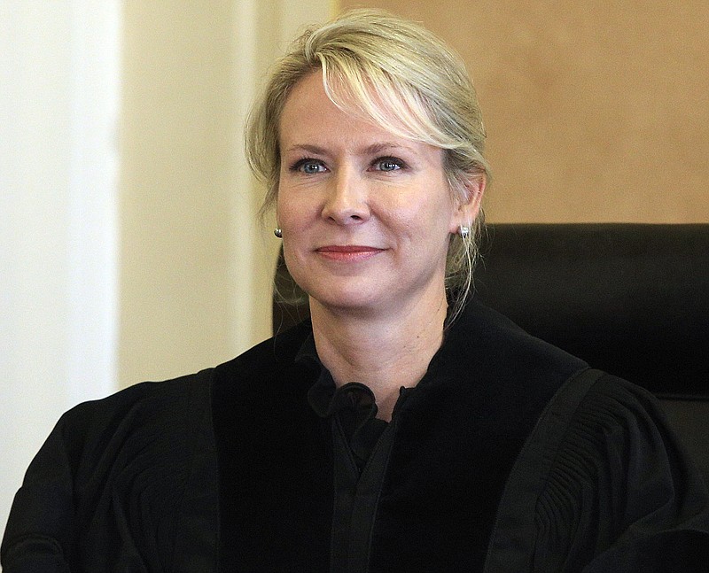 FILE - Arkansas Supreme Court Associate Justice Courtney Hudson Goodson in 2015. (Arkansas Democrat-Gazette/STATON BREIDENTHAL)