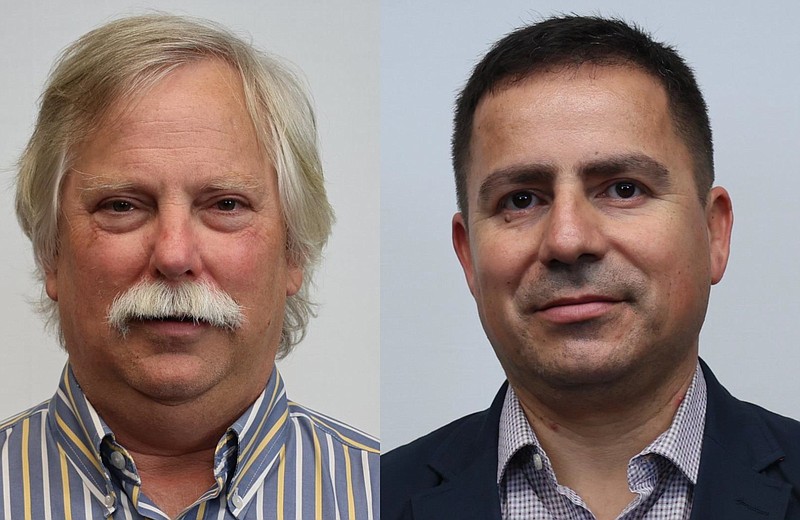 The University of Arkansas at Monticello’s College of Forestry, Agriculture, and Natural Resources continues to expand with the hiring of two new professors: Kevin Boston (left)and Marco Yáñez (right).
