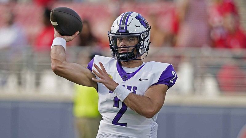 From his time at Northern Iowa, Central Arkansas quarterback Will McElvain has some experience with the Bears’ opponent today, North Dakota State. McElvain and the Bears look to improve to 2-1 as they travel to take on the Bison (2-0), who have won nine of the past 12 FCS championships.
(AP file photo)