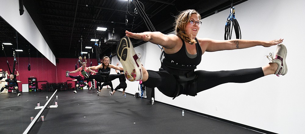 Bungee Fitness: Fly high with this new workout that has people jumping for  more - ABC11 Raleigh-Durham