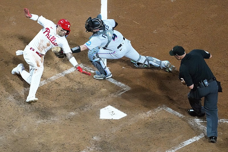 Photos of the Phillies 4-1 victory over the Marlins