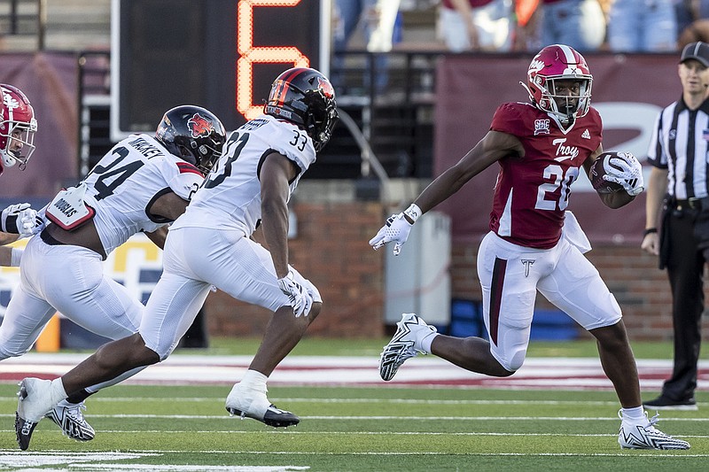 Troy's Kimani Vidal runs wild in 373 win over Arkansas State The