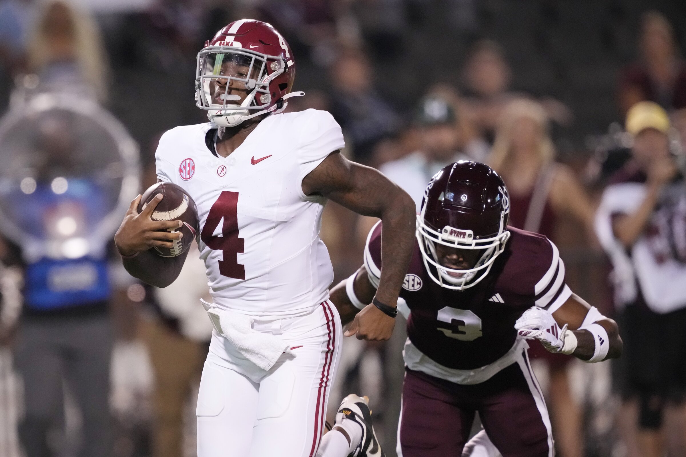 Tua Tagovailoa: I never had trouble throwing deep balls at Alabama