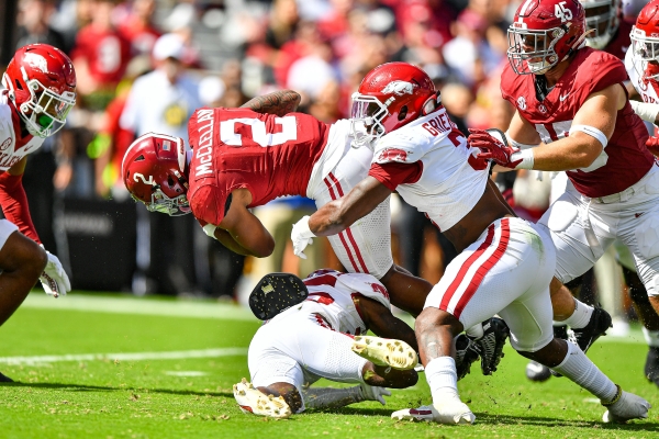 Game sketch: Alabama 24, Arkansas 21