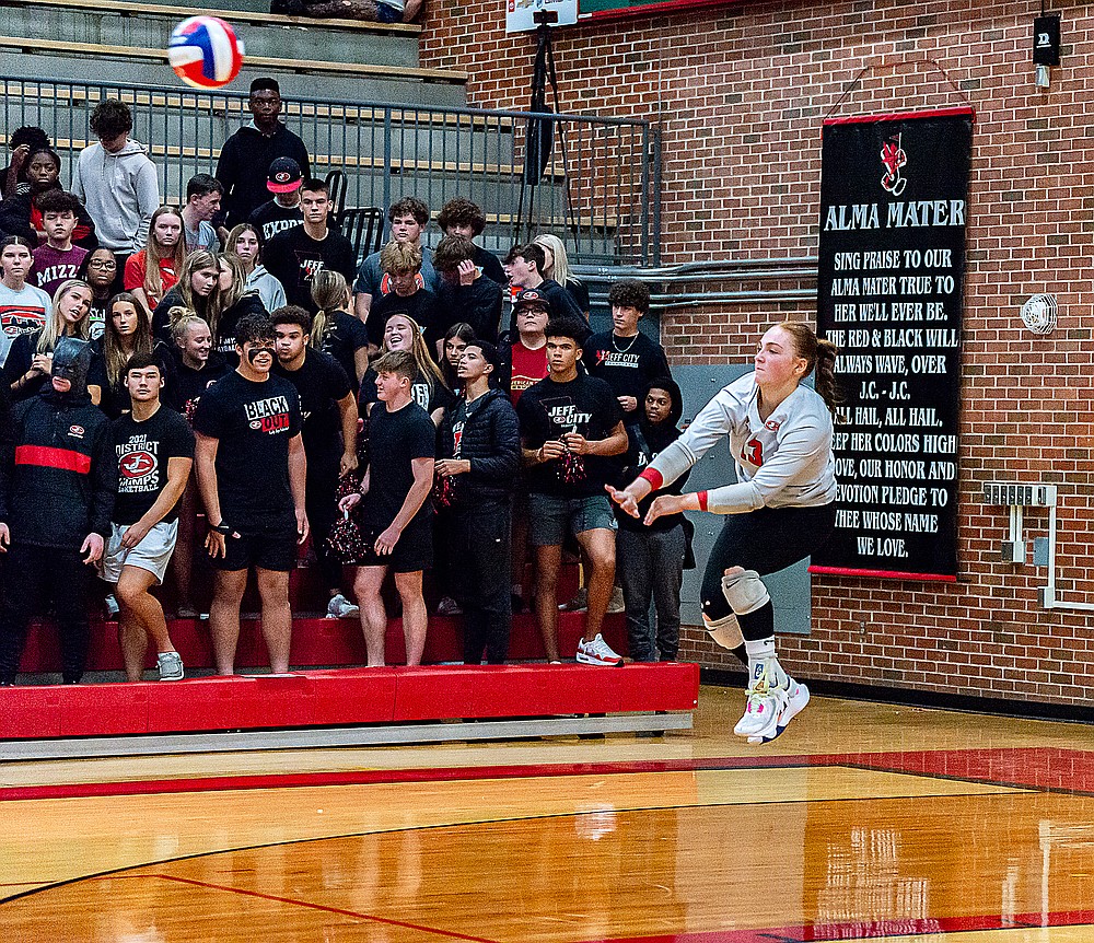 Jefferson City volleyball sweeps Union to win district title