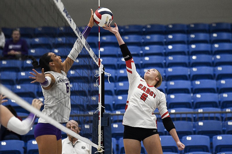 PREP VOLLEYBALL Harp helps propel Fayetteville back into 6A final
