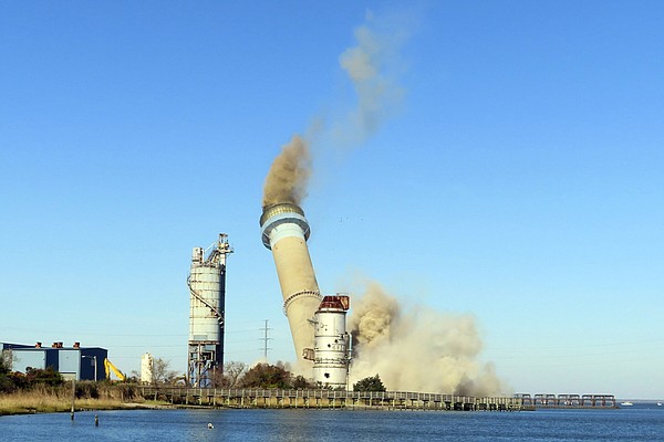 Remnant of coal-burning N.J. plant demolished - Vimarsana News