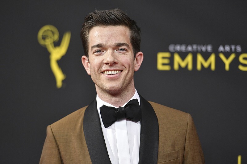 John Mulaney arrives at night one of the Creative Arts Emmy Awards on Sept. 14, 2019, in Los Angeles. 
(Photo by Richard Shotwell/Invision/AP, File)