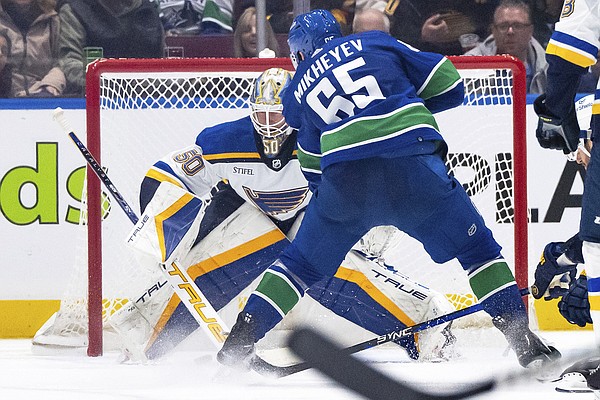 Hughes Scores Twice, Demko Has 22 Saves In Canucks' 5-0 Win Vs. Blues ...