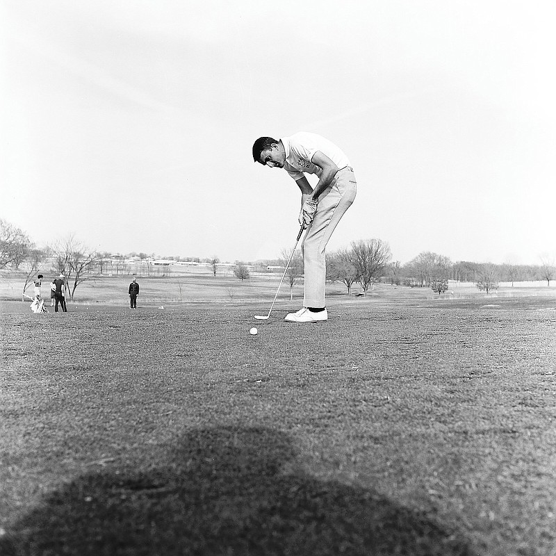 R.H. Sikes, a Springdale native who grew up playing golf at the Springdale Country Club, played for the Arkansas Razorbacks from 1961-1964, won the U.S. Public Links championship in 1961-1962 and was a runner-up in the U.S. Amateur in 1963. Sikes died Thursday at age 83.
(Democrat-Gazette file photo)
