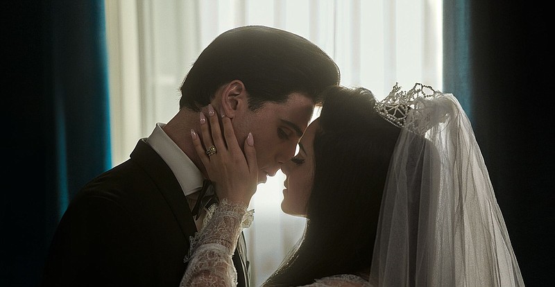 High Profile: Elvis (Jacob Elordi) and Priscilla (Cailee Spaeny) finally tie the knot in Sofia Coppola’s “Priscilla.”