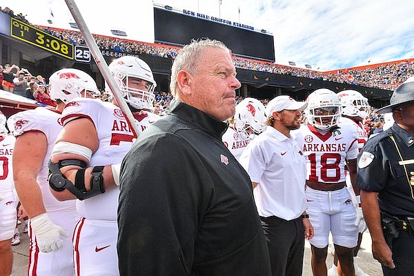 Razorback rewind: TV crew sensed Pittman's confidence | Whole Hog Sports