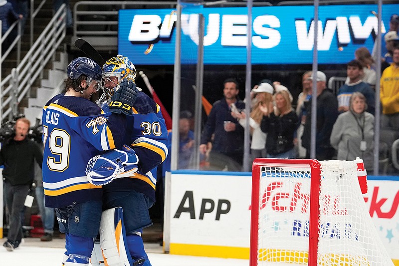 Stunning Blues' Joel Hofer: In Goal Versus Oilers Picture for Desktop Stunning Blues' Joel Hofer: In Goal Versus Oilers Picture for Desktop