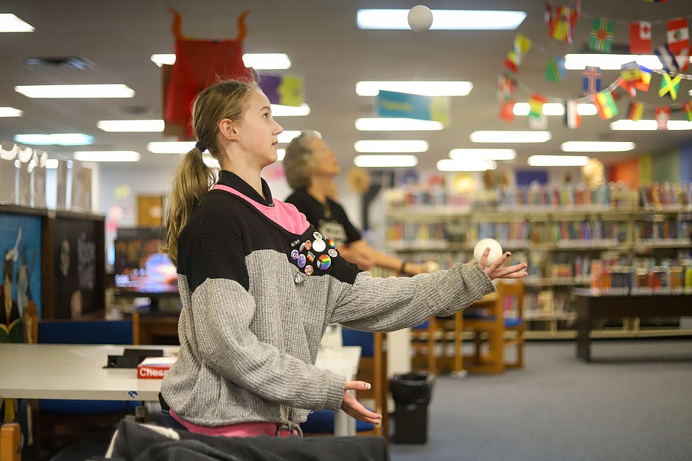 Juggling Club at Eastgate Library Chattanooga Times Free Press