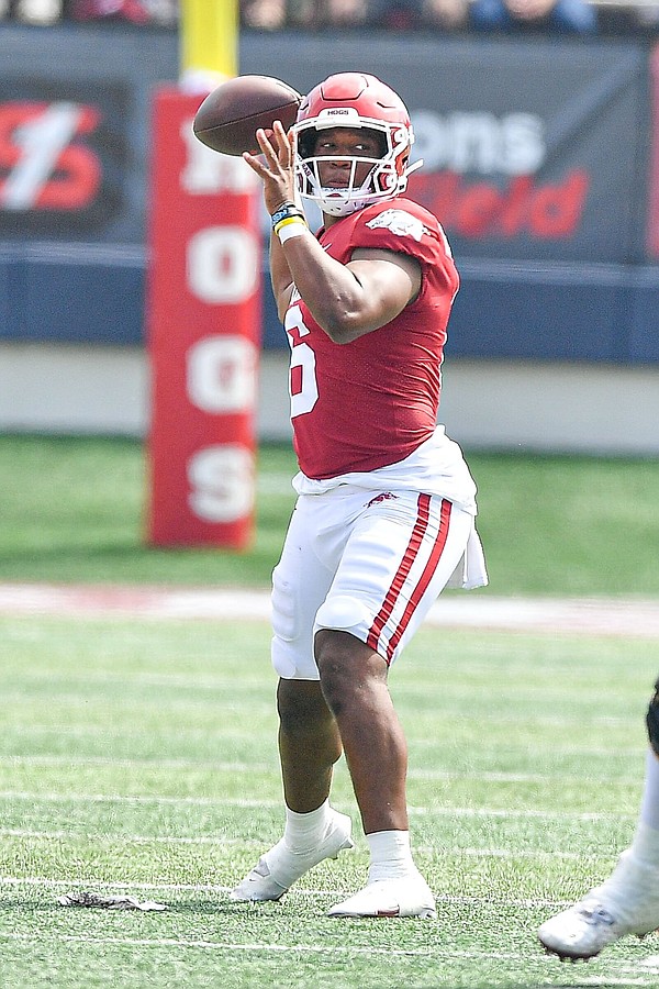 RAZORBACKS REPORT: Coach Pittman impressed by Arkansas backup QB Criswell | The Arkansas Democrat-Gazette - Vimarsana News