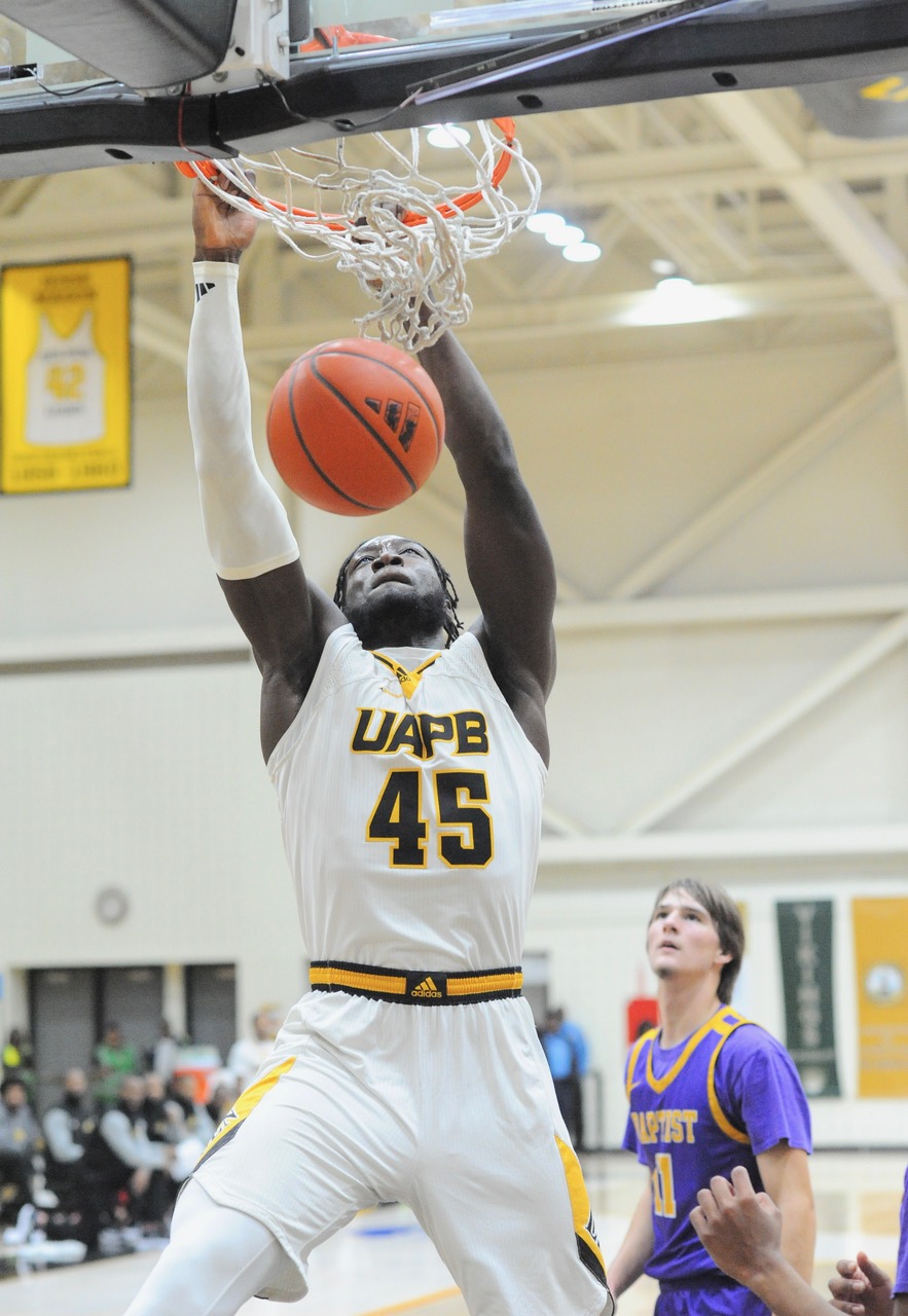 UAPB men top Arkansas Baptist